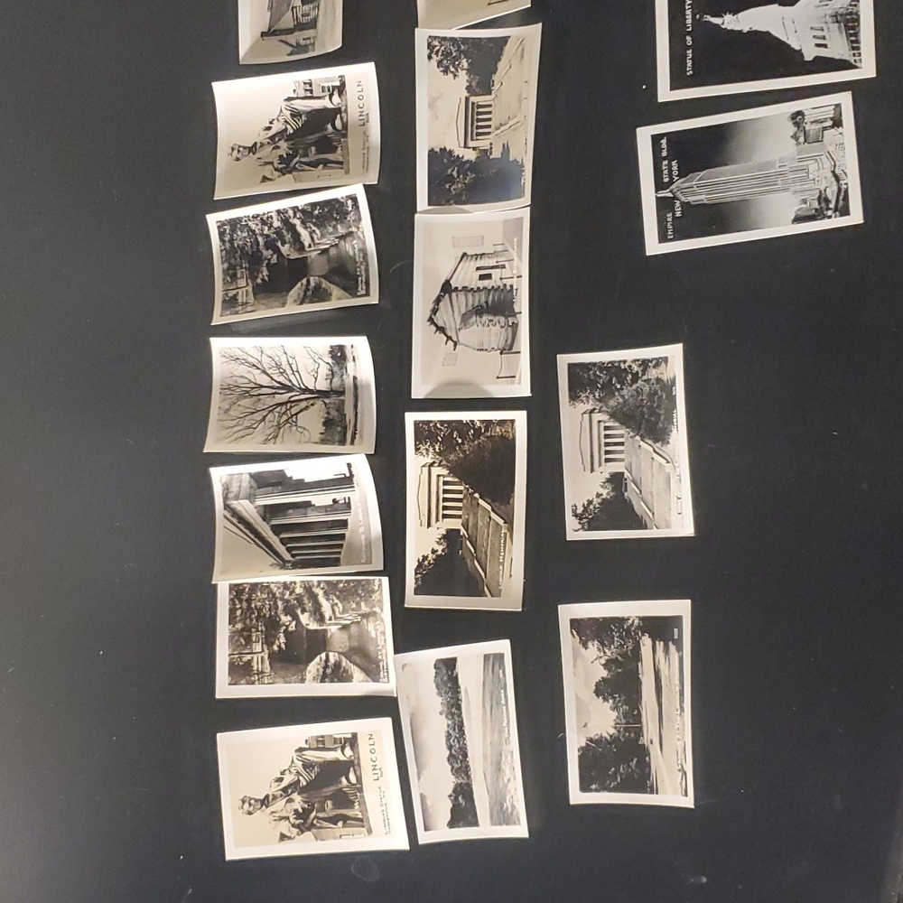 Rare vintage mini photo set
